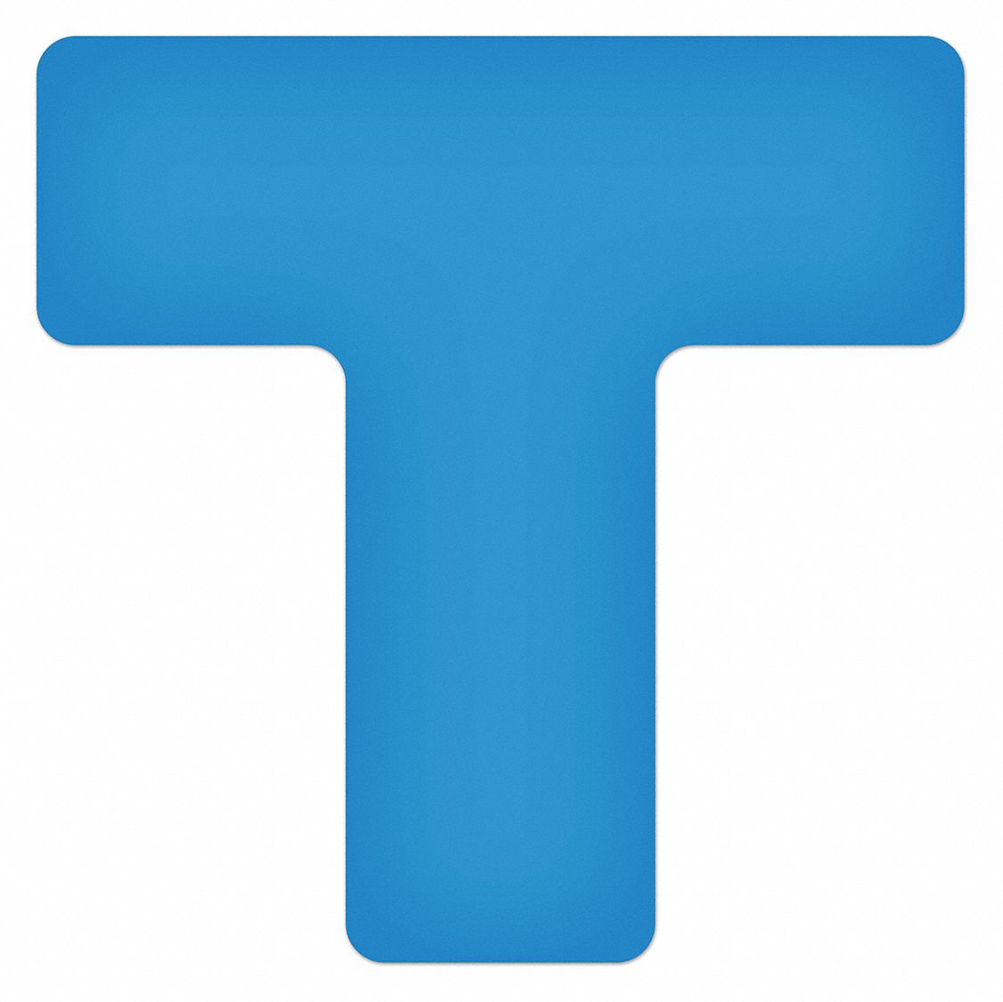 RUBAN,MARQ SOL,EN FORME DE T,BLEU,6 X 6 PO,7,7 MIL ÉPAIS,POLY,PQ 20