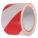 FLOOR MARKING TAPE, GENERAL PURPOSE, STRIPED, RED/WHITE, 3 IN X 54 FT, 5.5 MIL THICKNESS, INCOM