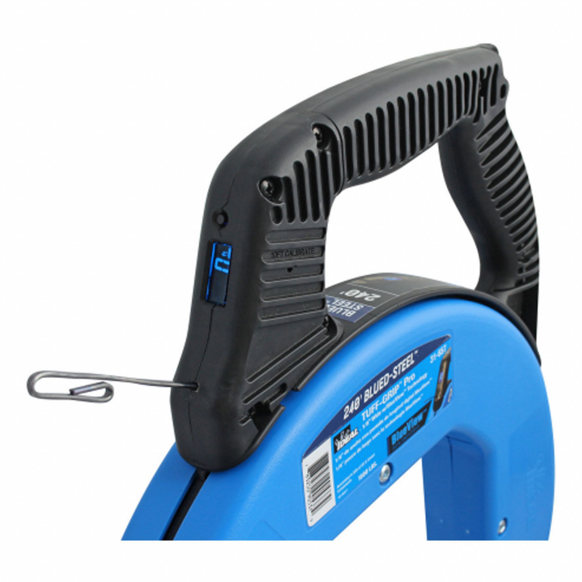 FISH TAPE,BLUED-STEEL,W/BLUEVIEW,240FT