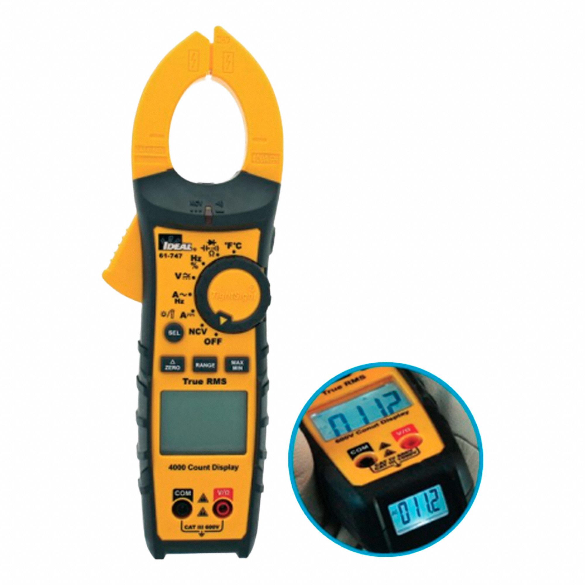 CLAMP METER,TIGHTSIGHT,400A AC/DC TRMS W