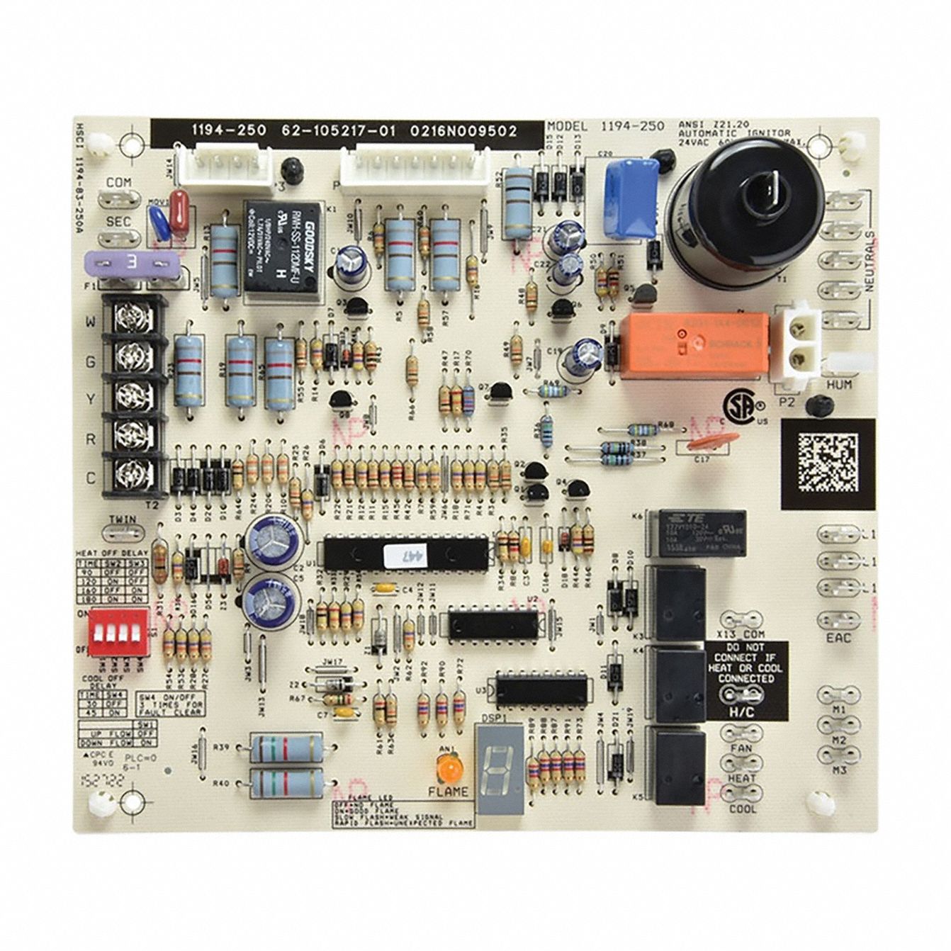 OEM, Integrated, Interface Control Board - 821DM2|62-105217