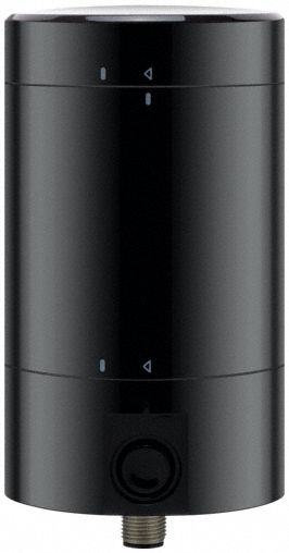 Tower Light Base: For Modlight70 Pro, 4-Pin M12 Male (Bottom), 70 mm Overall Dia