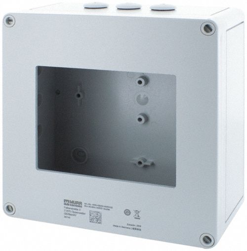 MURRELEKTRONIK Plug Housing: 2-Way Housing with 6 Blind Plugs, Light Gray Polycarbonate Housing