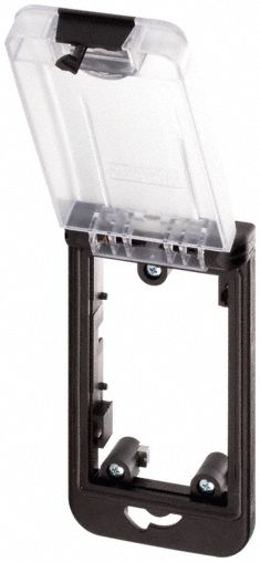 MURRELEKTRONIK Modlink single frame: 1-Way Mounting Frame, Black Nylon Housing, IP65, -30°C to 70°C