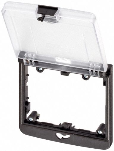 MURRELEKTRONIK Plug Housing: 2-Way Mounting Frame, Black Nylon Housing, IP65, -30°C to 70°C