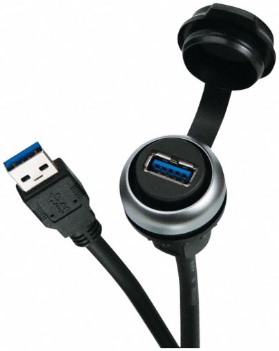 Modlink USB Pass-Through: MSDD, Data Transfer, Polyamide/PVC, -5°C to 70°C, USB 3.0
