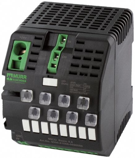 Electronic Circuit Protector: MICO BASIC, 8 Channels, 2 A Adj., 7 Connections, 30V DC