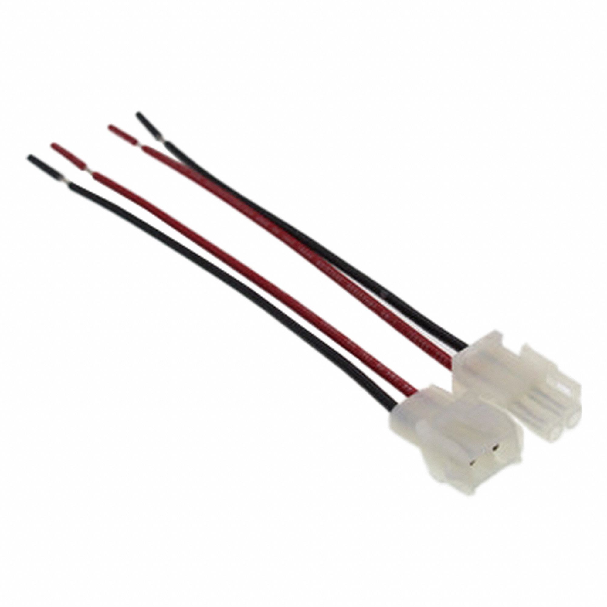Connector: Molex, .084 Power, 2 Poles, 6 in Wire Lead Lg, 12 A, 250V AC