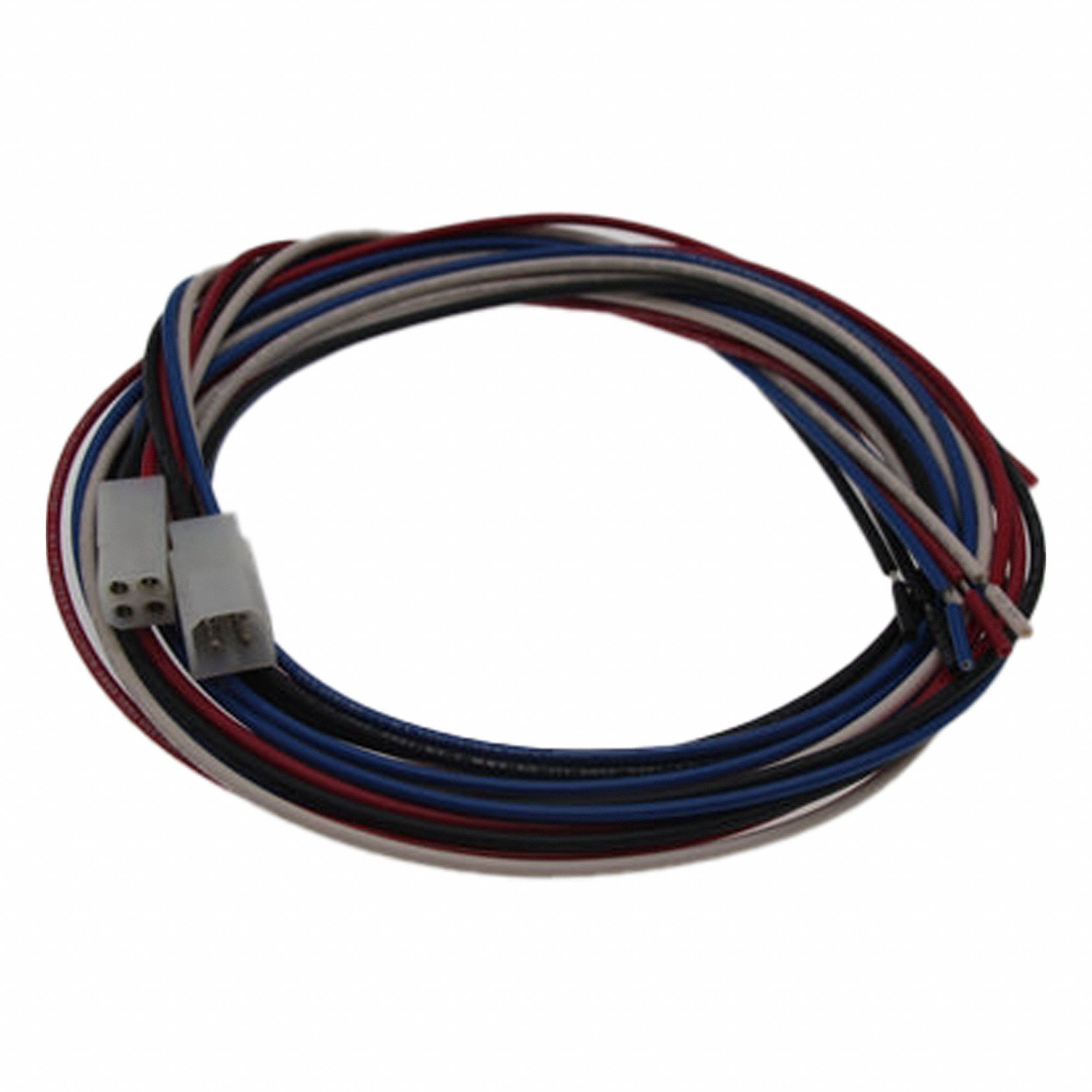 Connector: Molex, .093, 4 Poles, 48 in Wire Lead Lg, 7 A, 250V AC