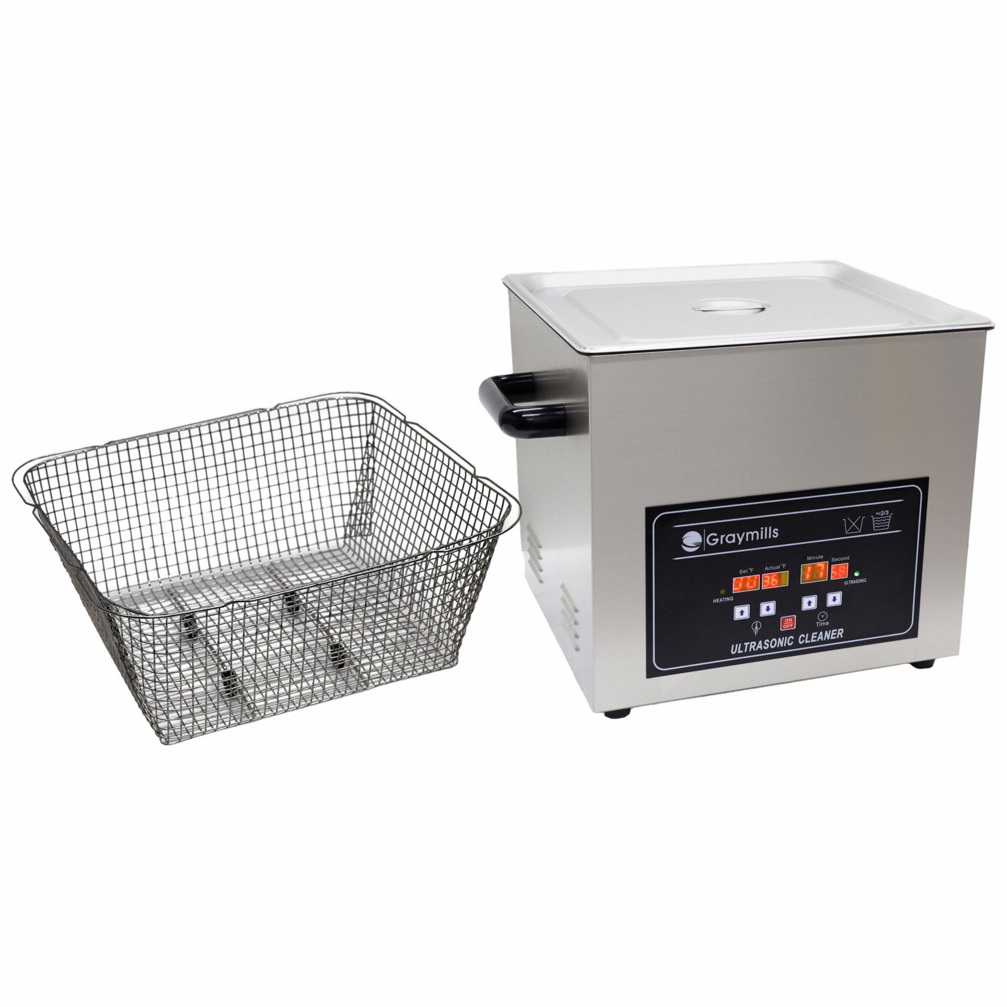 Ultrasonic Parts Washer 25 lb Load Cap.