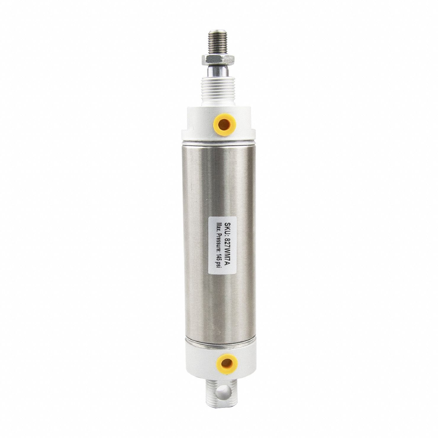 Air Cylinder: 1 1/4 in Bore, 10 in Stroke, Non-Repairable, Stainless Steel