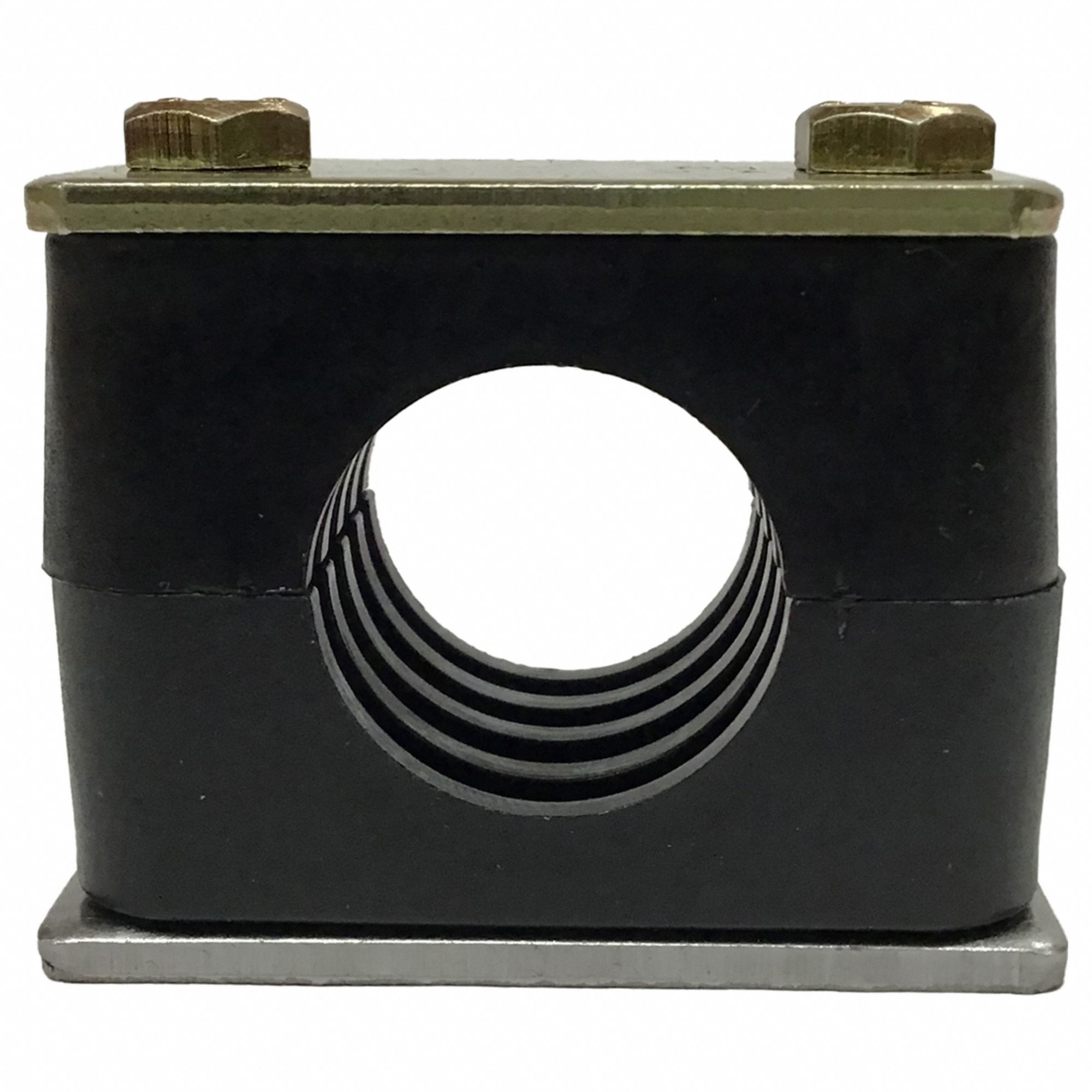 ZSI, Ribbed Bore, Steel Clamp, VibrationDamping Pipe Clamp 814LK1