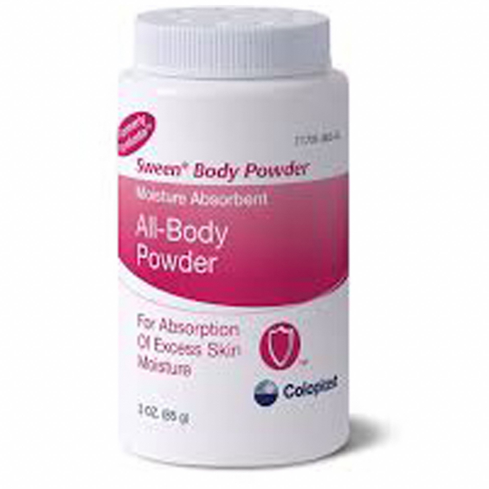 BODY POWDER, DEODORANT, BOTTLE, NATURAL, 90 G, PK 36