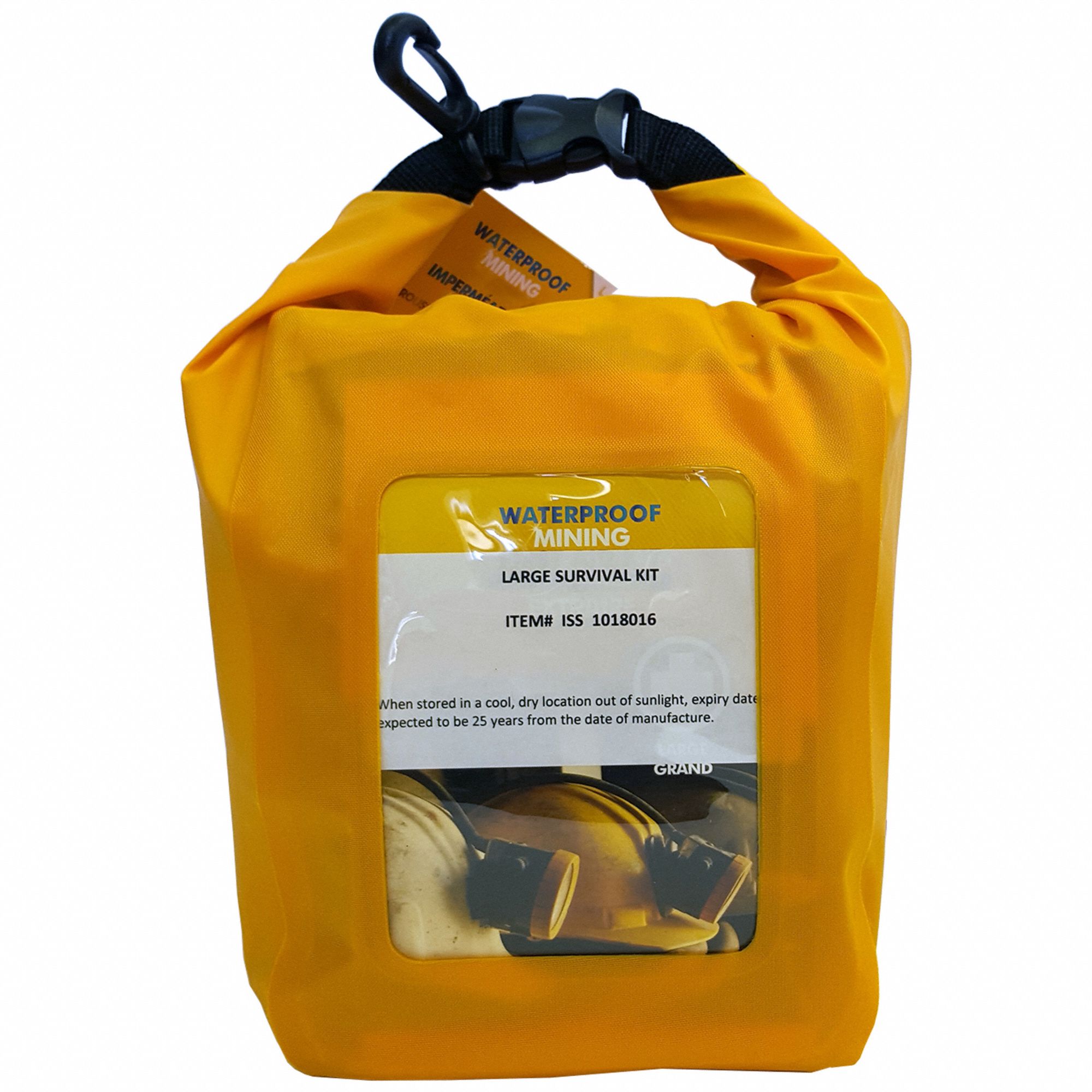 EMERGENCY RATION MEALS FOR 10 PEOPLE W WATERPROOF BAG, 7 PCS, YELLOW, 7 X 6 X 10 IN, KEVLAR