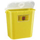 SHARPS CONTAINER,8 GAL CAPACITY,16 IN H