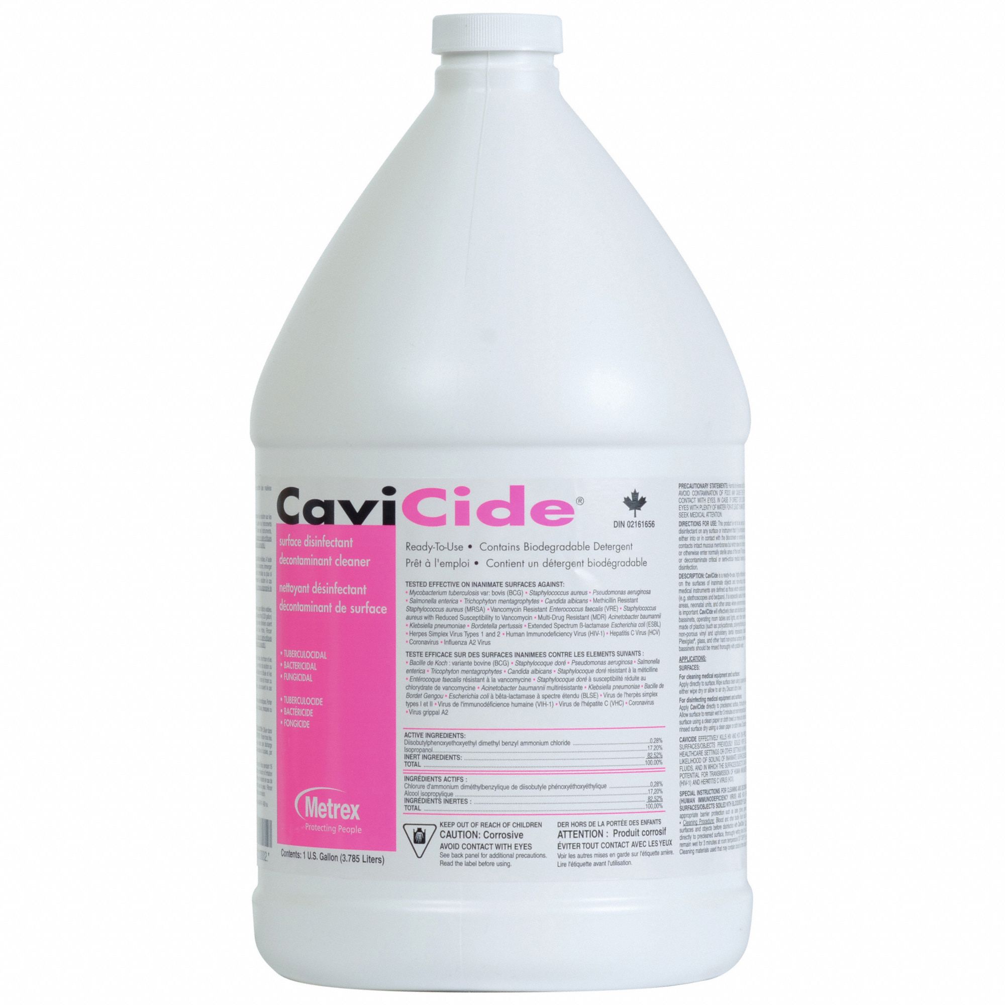 CAVICIDE SURFACE DISINFECTANT, HARD SURFACES, FRAGRANCE-FREE, 1 GALLON