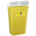 SHARPS CONTAINER,11 GAL CAPACITY,24 IN H
