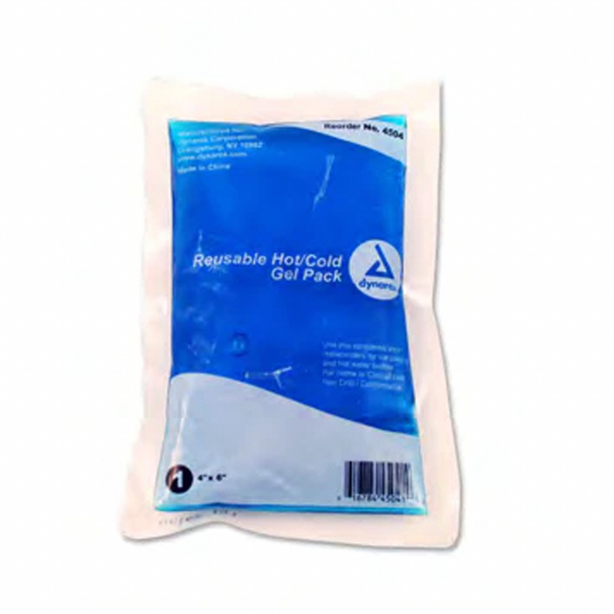 COLD/HOT GEL, REUSABLE, WATER RESISTANT, BLUE, 6 X 4 IN, POLY