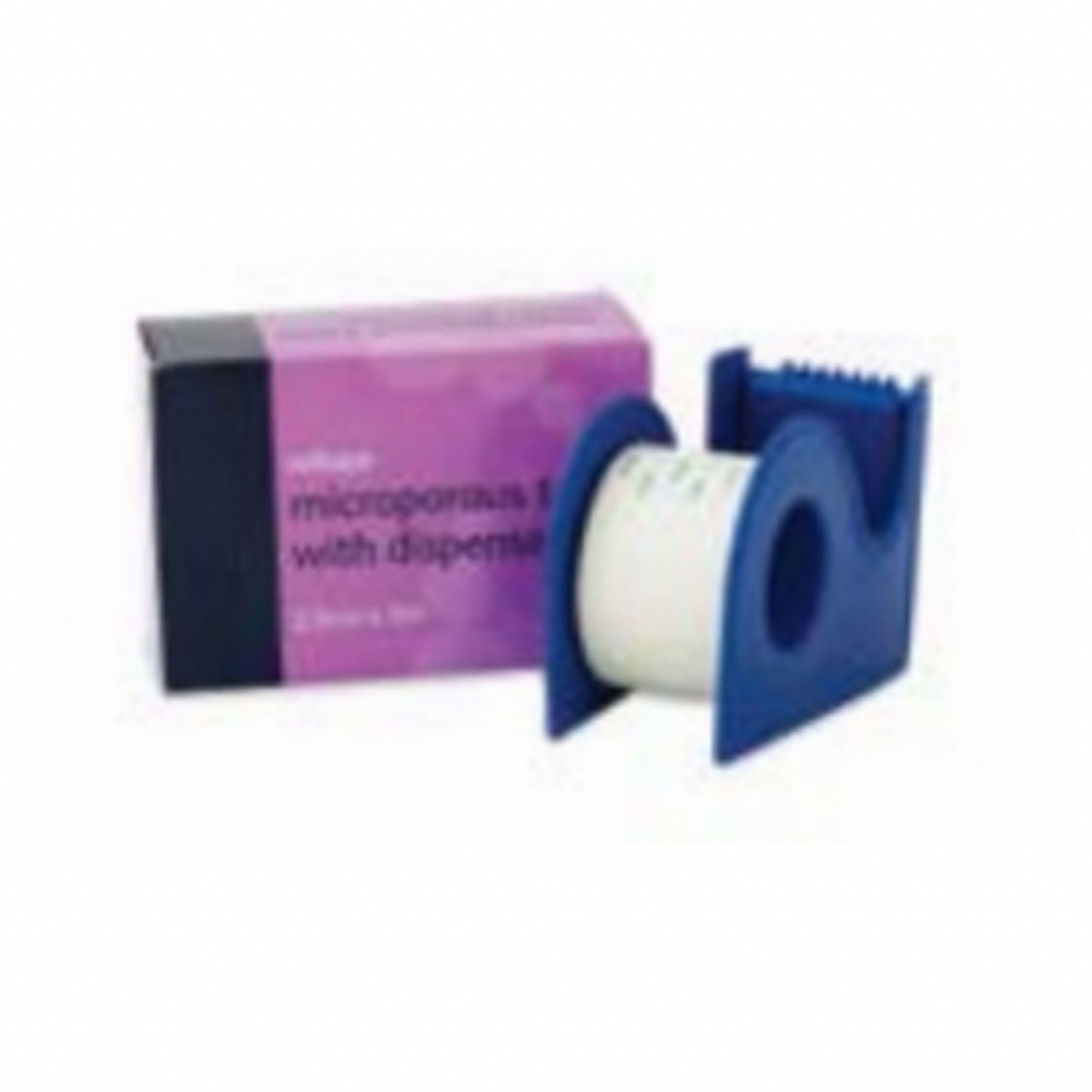 MICROPOROUS TAPE, INC DISPENSER, NON-STRETCH, LOW ALLERGY, LATEX-FREE, 5 M X 2.5 CM, WHT, PAPER