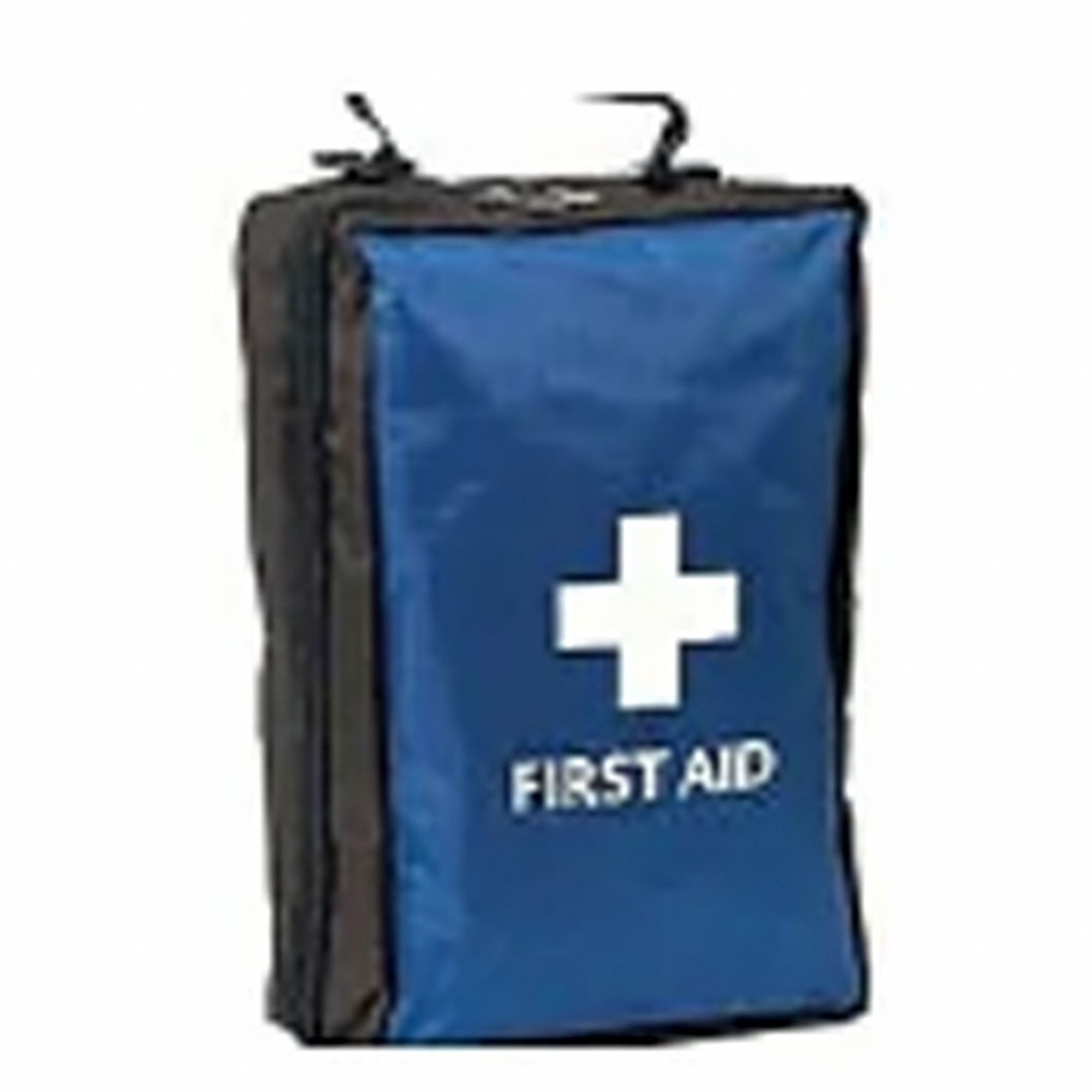 SPORTS FIRST AID KIT W/BELT HOOK, 60-PIECE, 20 PEOPLE, BLUE, 10 1/2 X 4 1/4 X 6 1/2 IN, PLASTIC