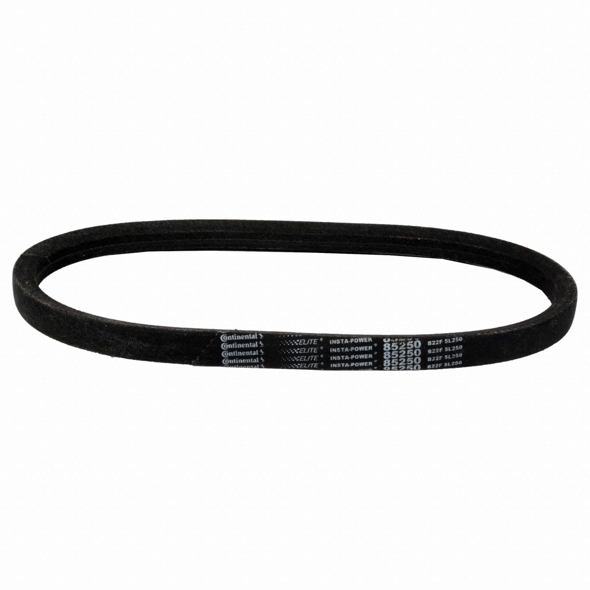 4L860 FHP V-Belt, L Belt Section, Rubber, 86 Length