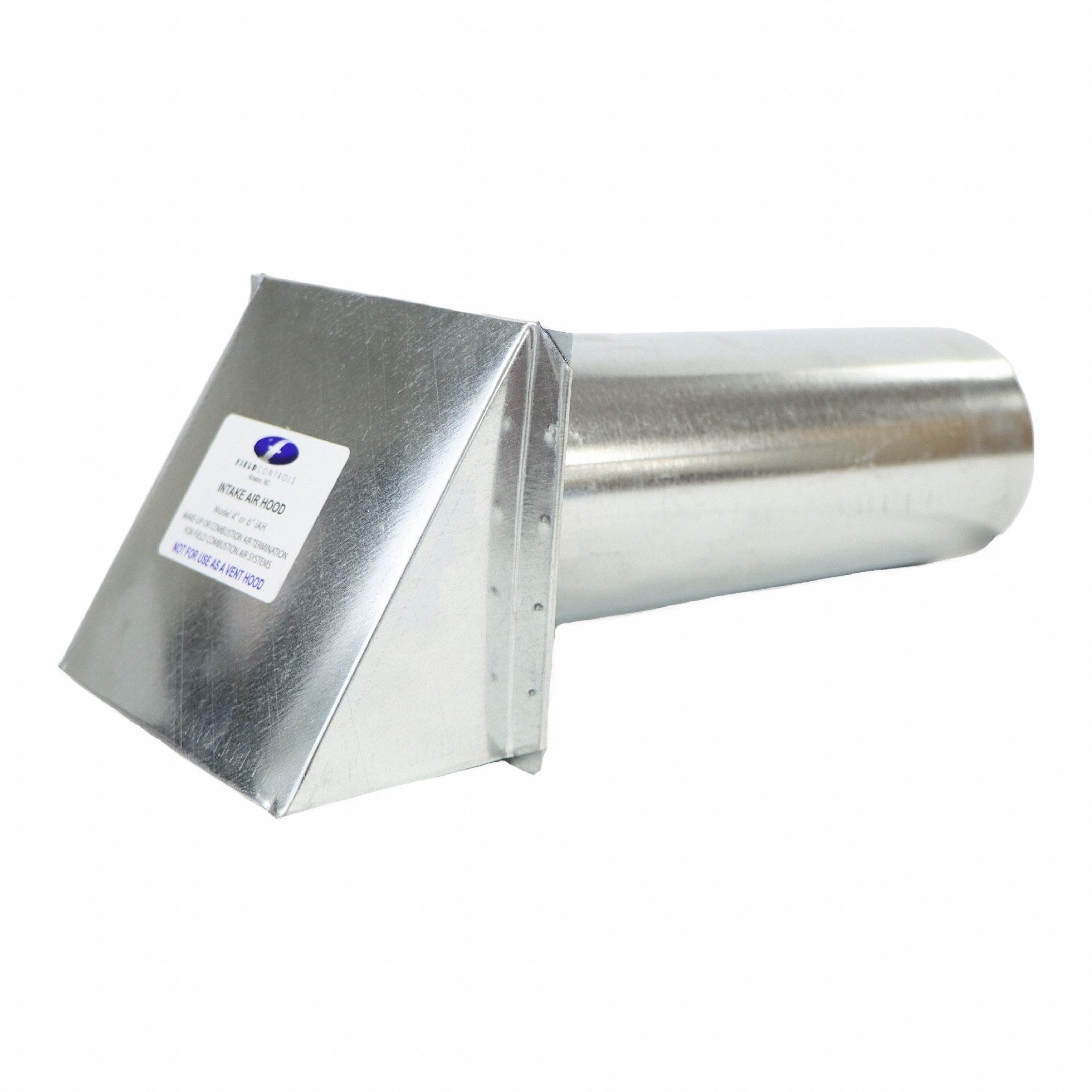 Intake Vent Cap 6 in Size Aluminum