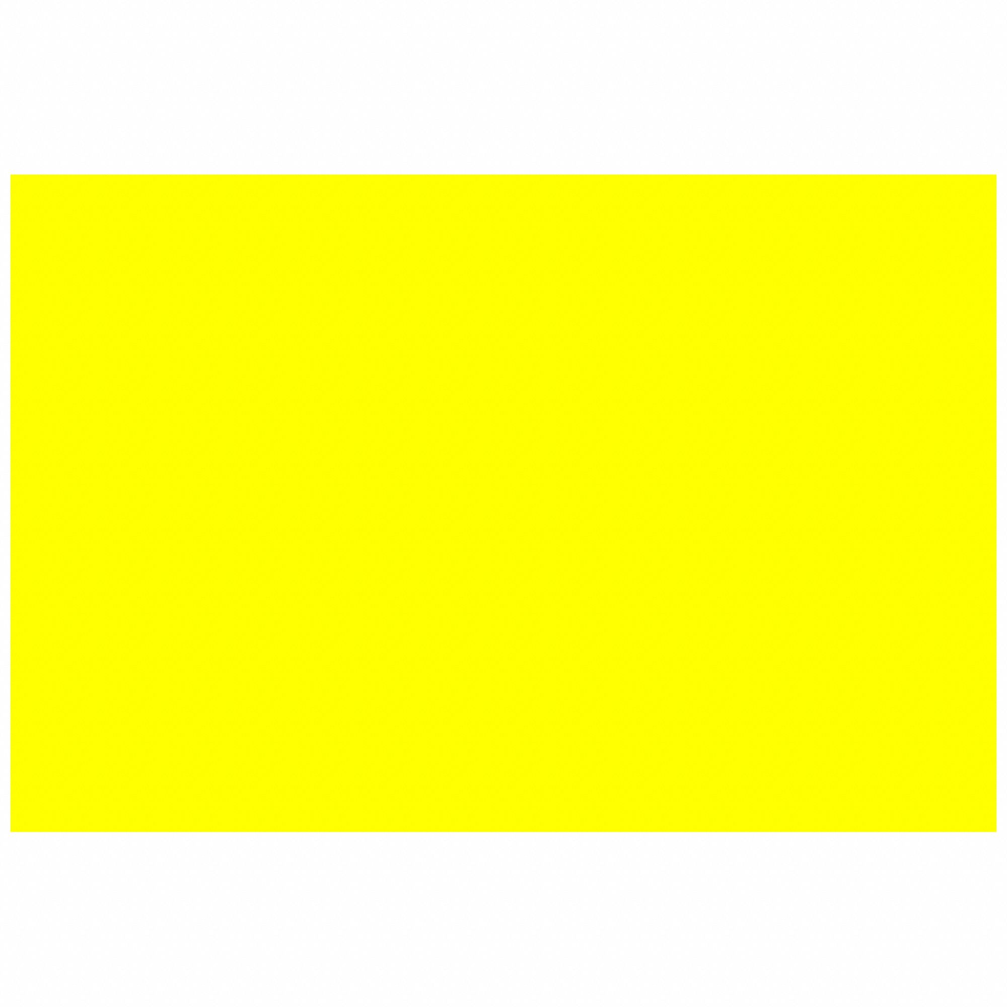 Inventory Label: 3 in Wd, 2 in Ht, Yellow, Rectangle, Paper, Indoor, No Text, RoHS, 1, 000 PK