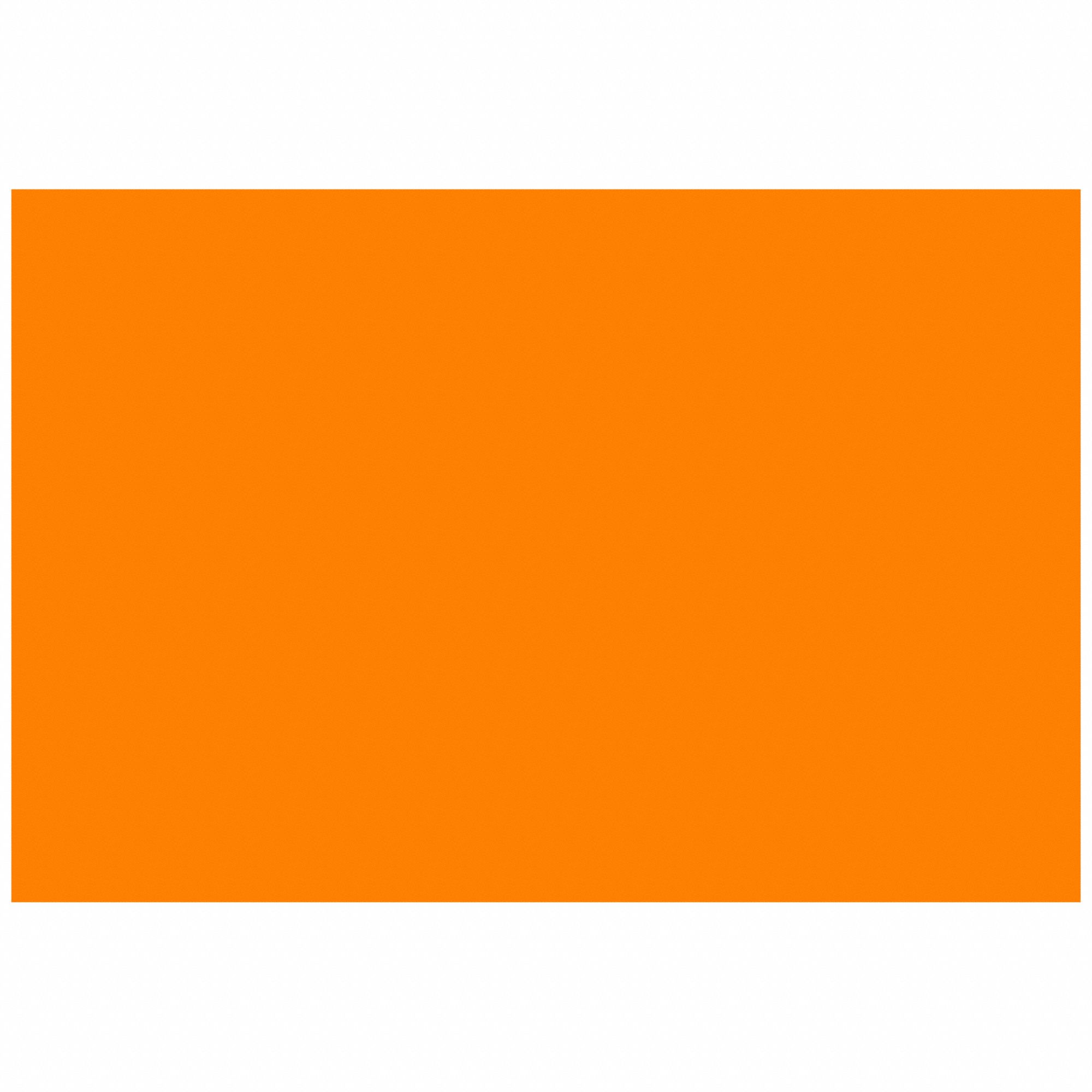 Inventory Label: 3 in Wd, 2 in Ht, Orange, Rectangle, Paper, Indoor, No Text, RoHS, 1, 000 PK