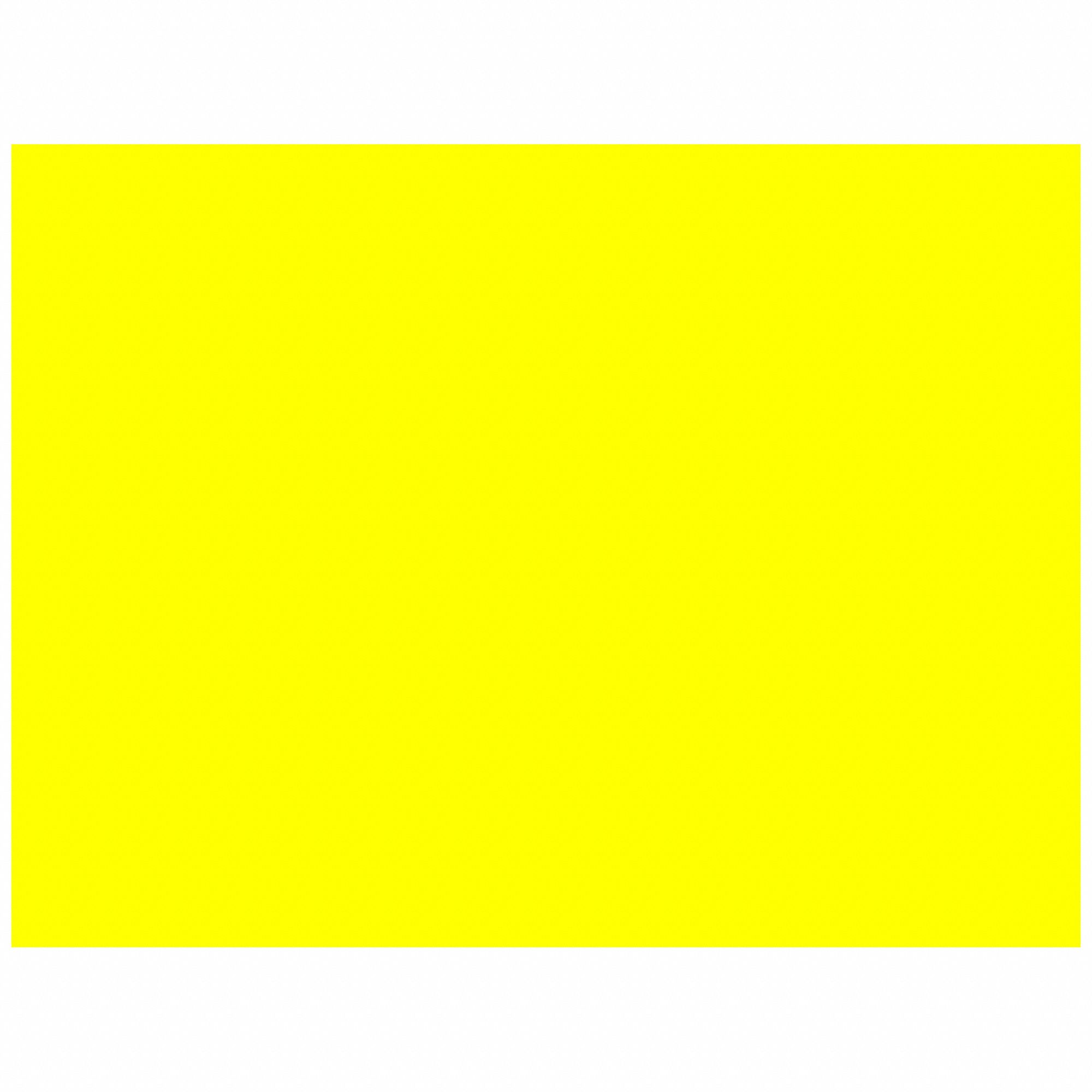 Inventory Label: 4 in Wd, 3 in Ht, Yellow, Rectangle, Paper, Indoor, No Text, RoHS, 1, 000 PK