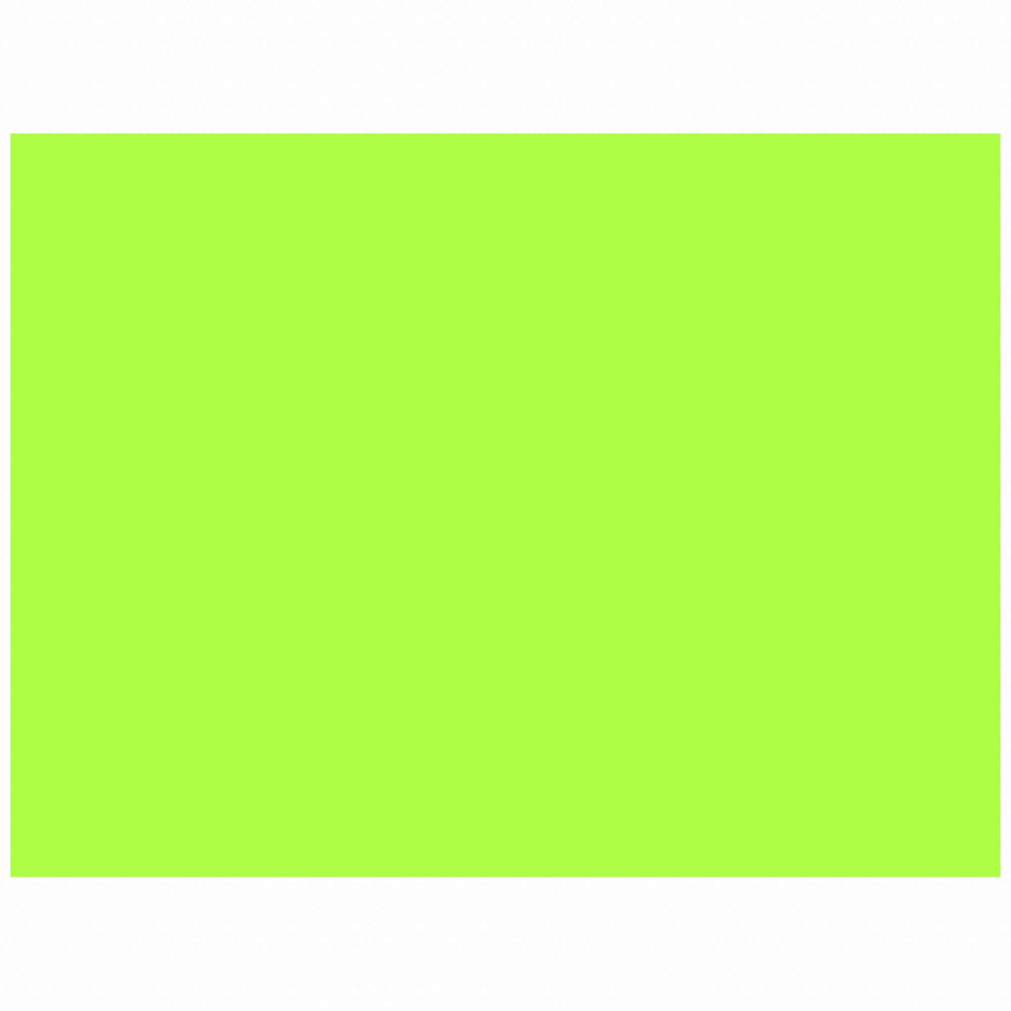 Inventory Label: 4 in Wd, 3 in Ht, Green, Rectangle, Paper, Indoor, No Text, RoHS, 1, 000 PK