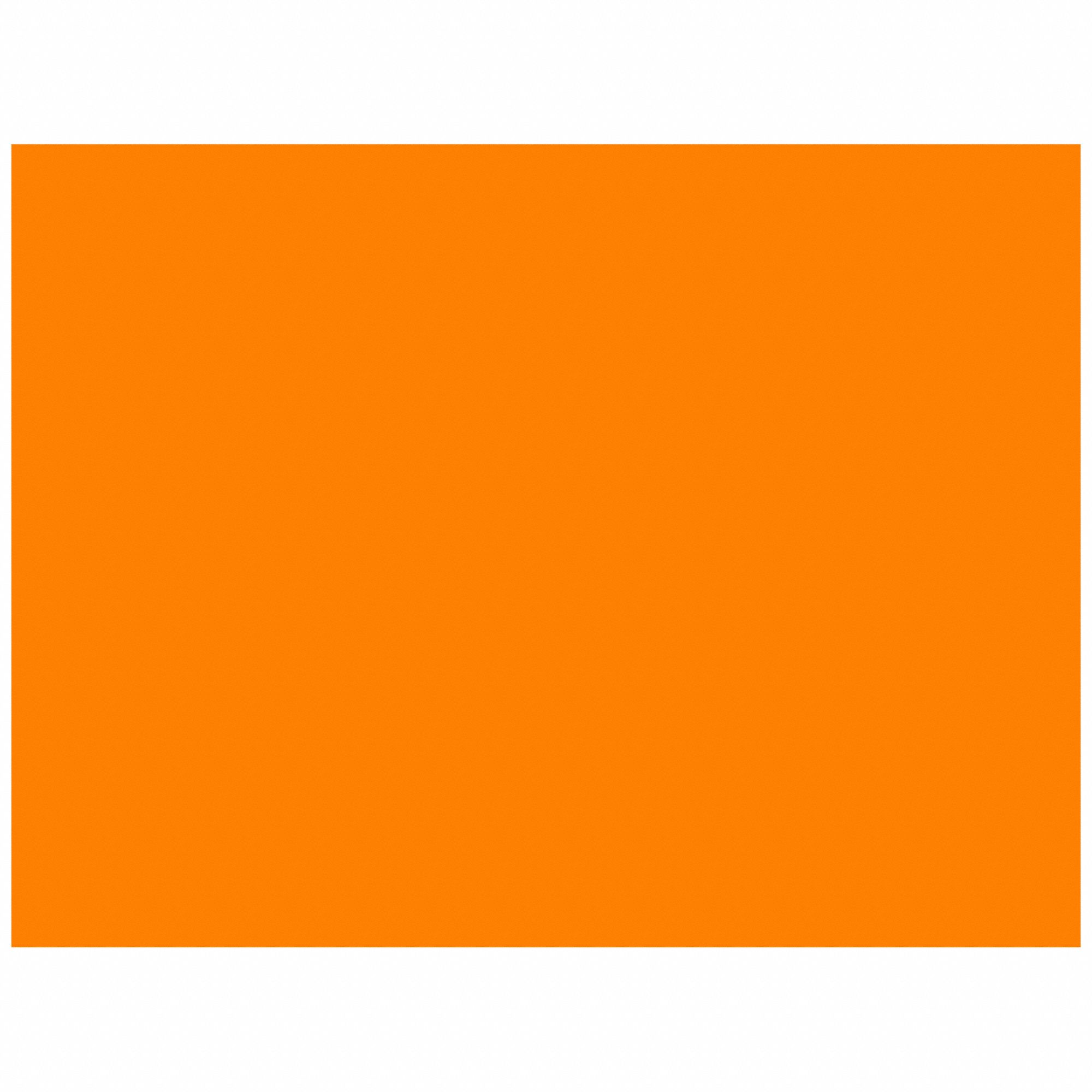 Inventory Label: 4 in Wd, 3 in Ht, Orange, Rectangle, Paper, Indoor, No Text, RoHS, 1, 000 PK