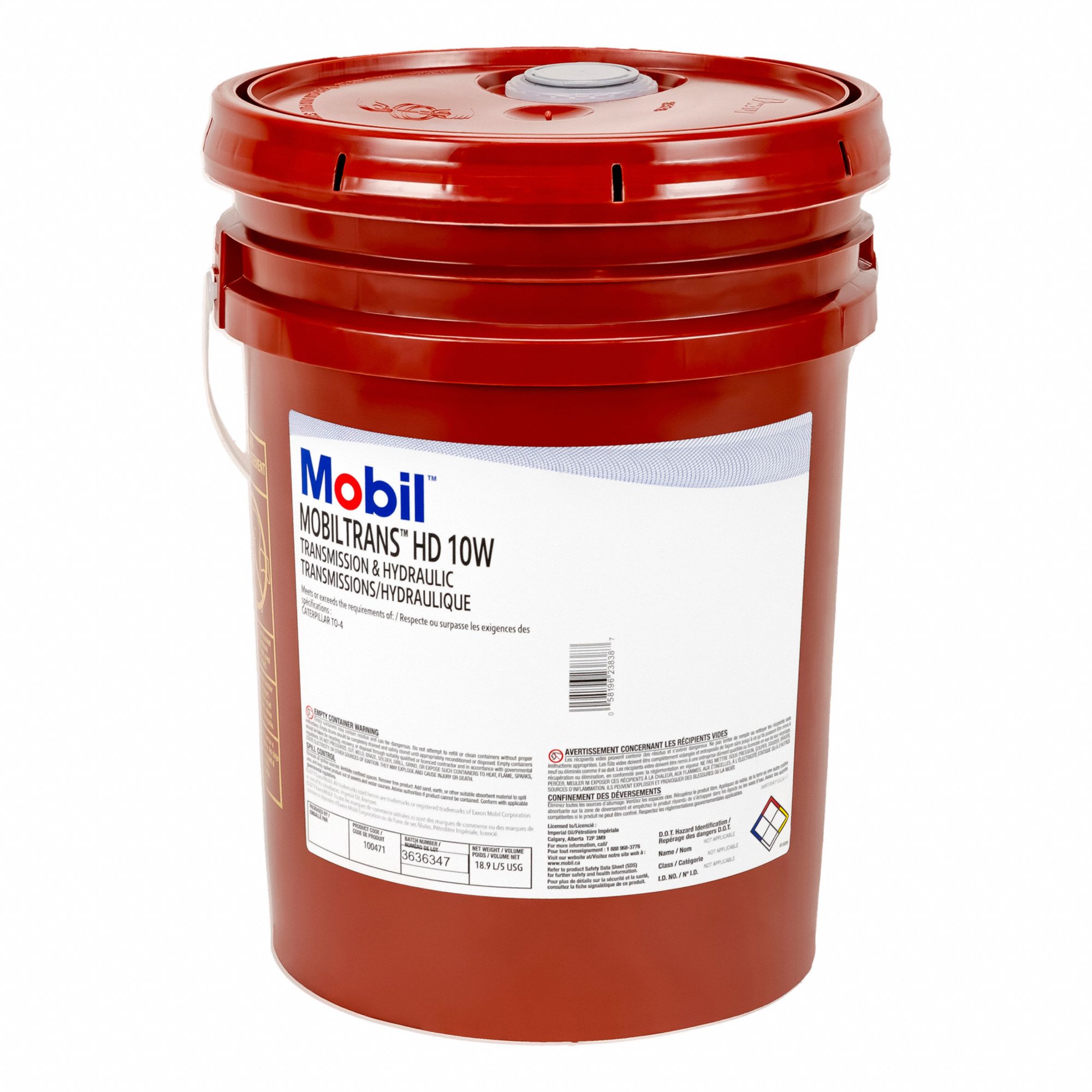 HYDRAULIC FLUID,SEMISYNTHETIC,18.9L,PAIL