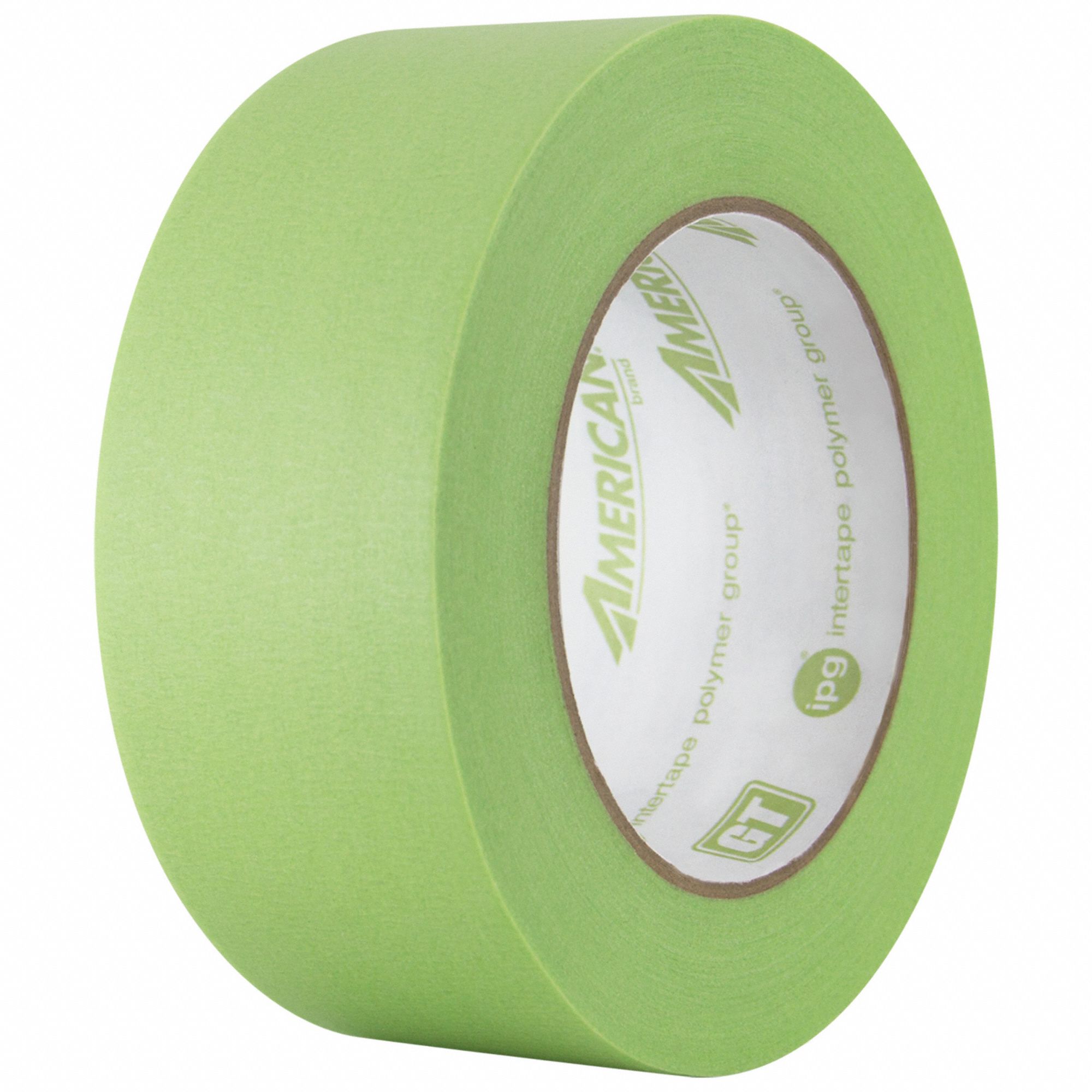 GT MASKING TAPE, GREEN, 100 °  TO 225 ° F, 60 YD, 61/64 IN W, 5.8 MIL, RUBBER ADHESIVE, 36 PK