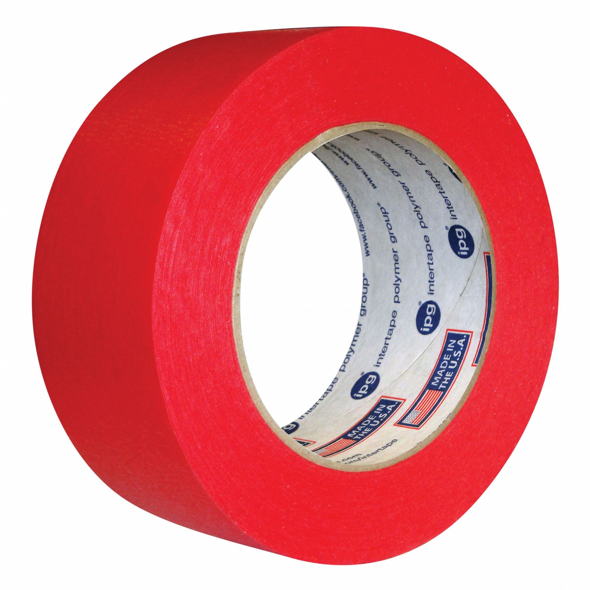 MASKING TAPE, PF3, 48 MM X 54.8 M, RED, GENERAL PURPOSE, 40 °  F TO 150 °  F