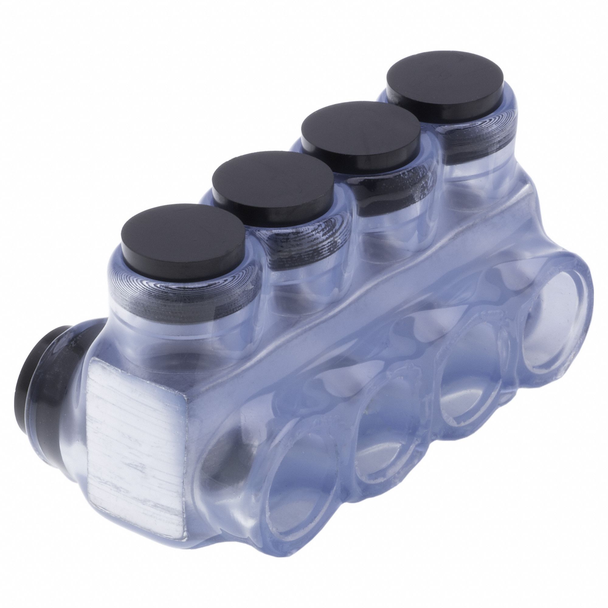 MultitapConnector, Alum, Clear, Hex, 4Port