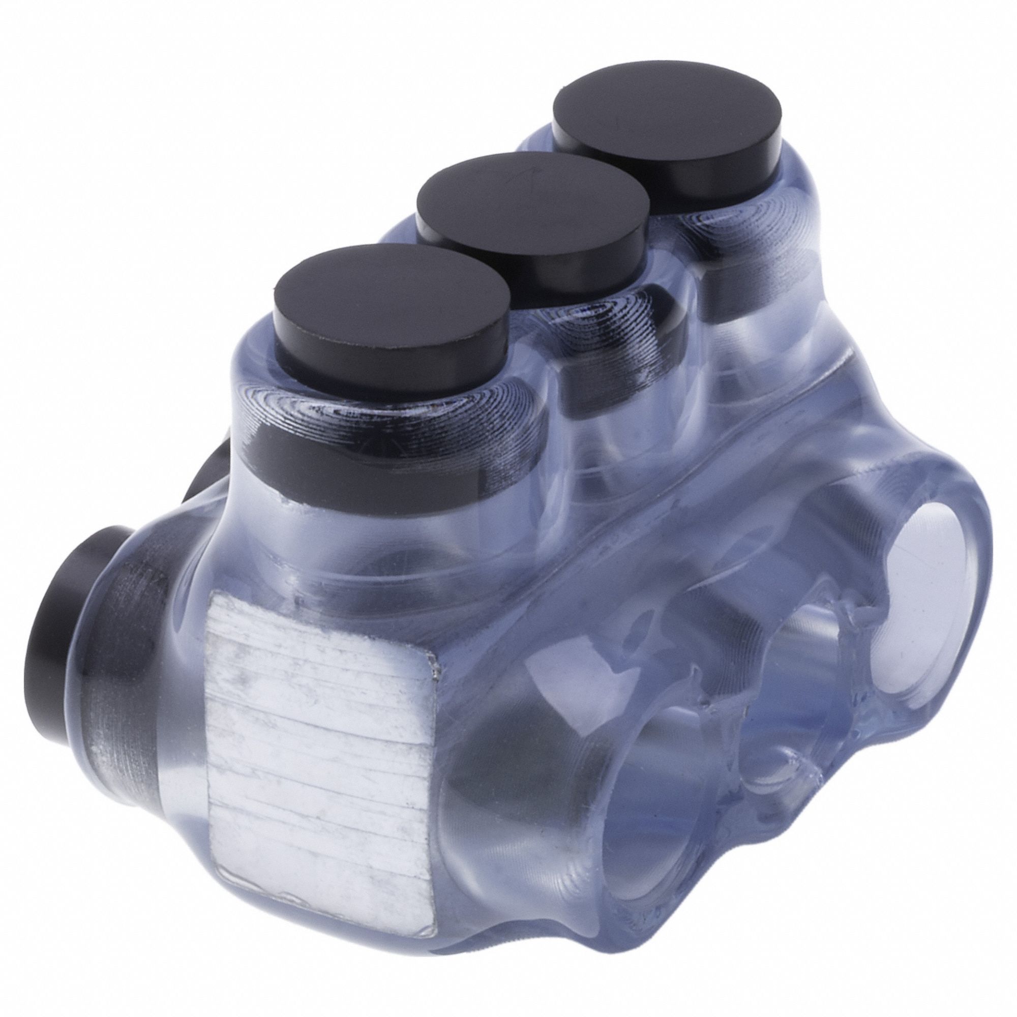 MultitapConnector, Alum, Clear, Hex, 3Port