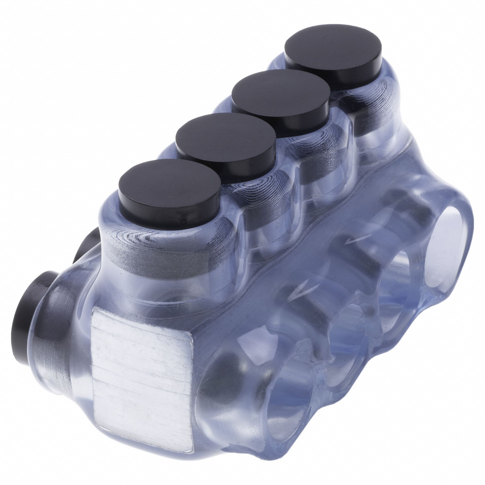 MultitapConnector, Alum, Clear, Hex, 4Port