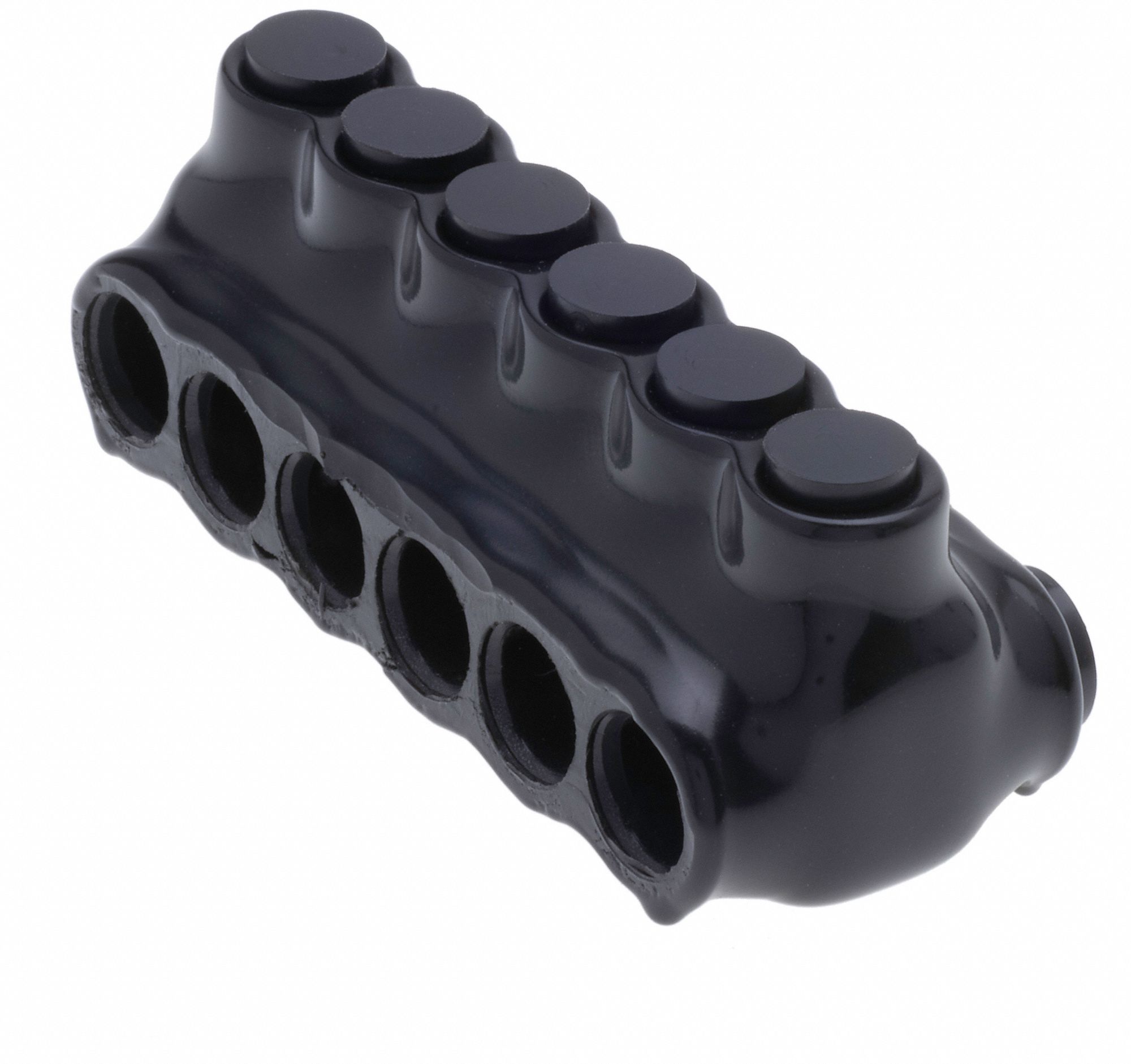 MultitapConnector, Alum, Blk, Hex, 6Port