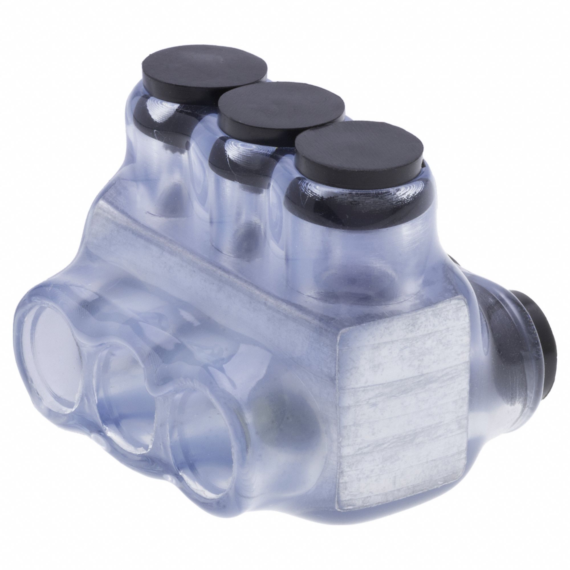 MultitapConnector, Alum, Clear, Hex, 3Port