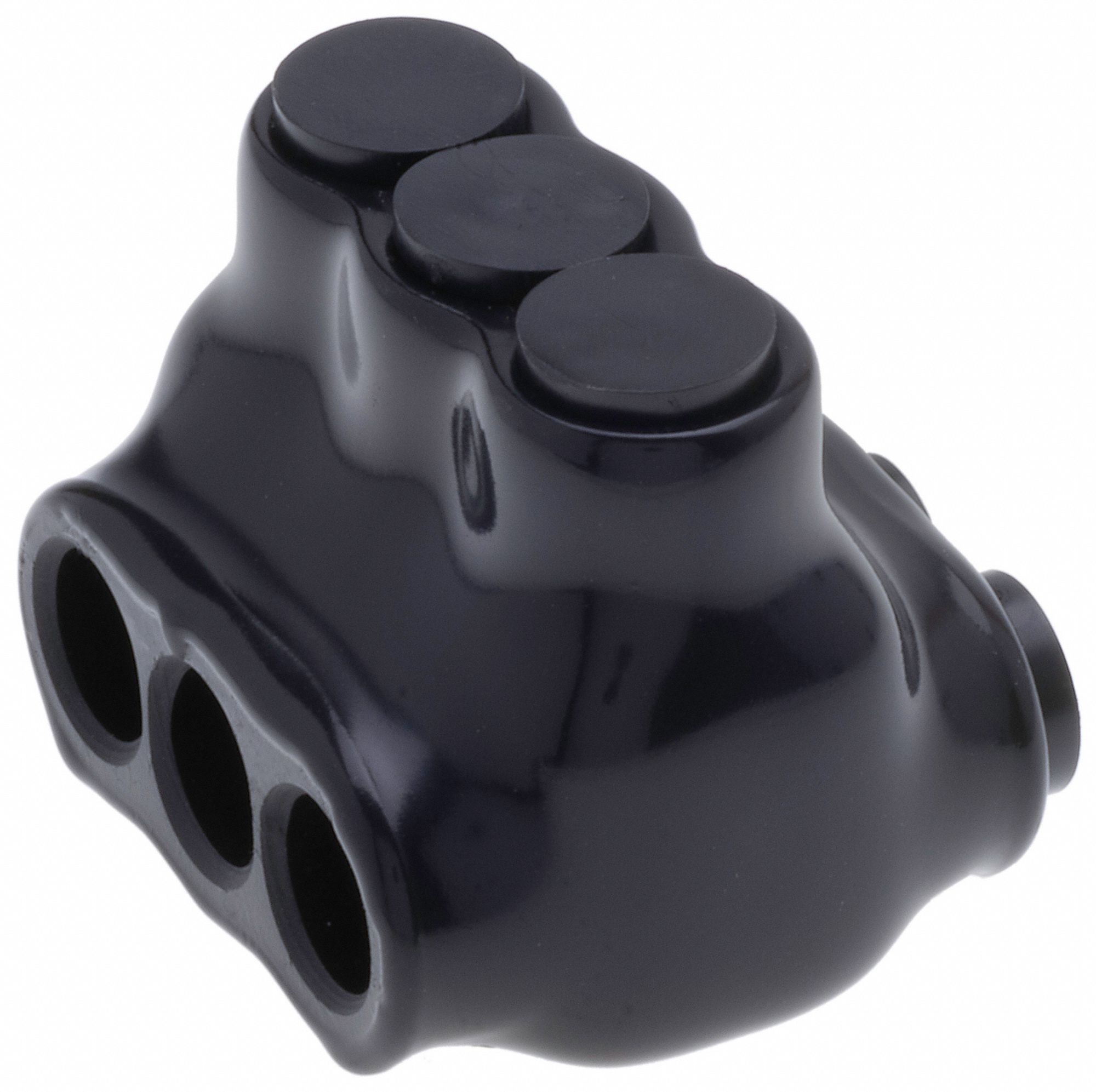 MultitapConnector, Alum, Blk, Hex, 3Port