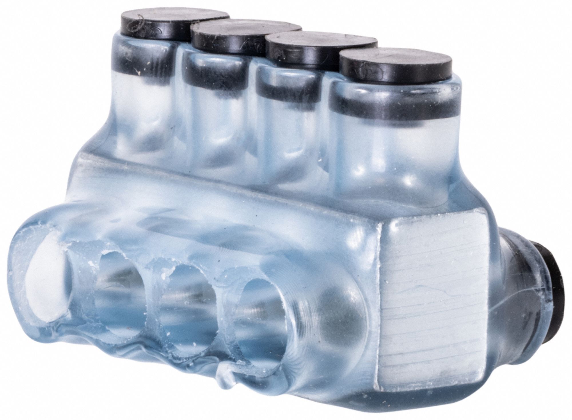 MultitapConnector, Alum, Clear, Hex, 4Port