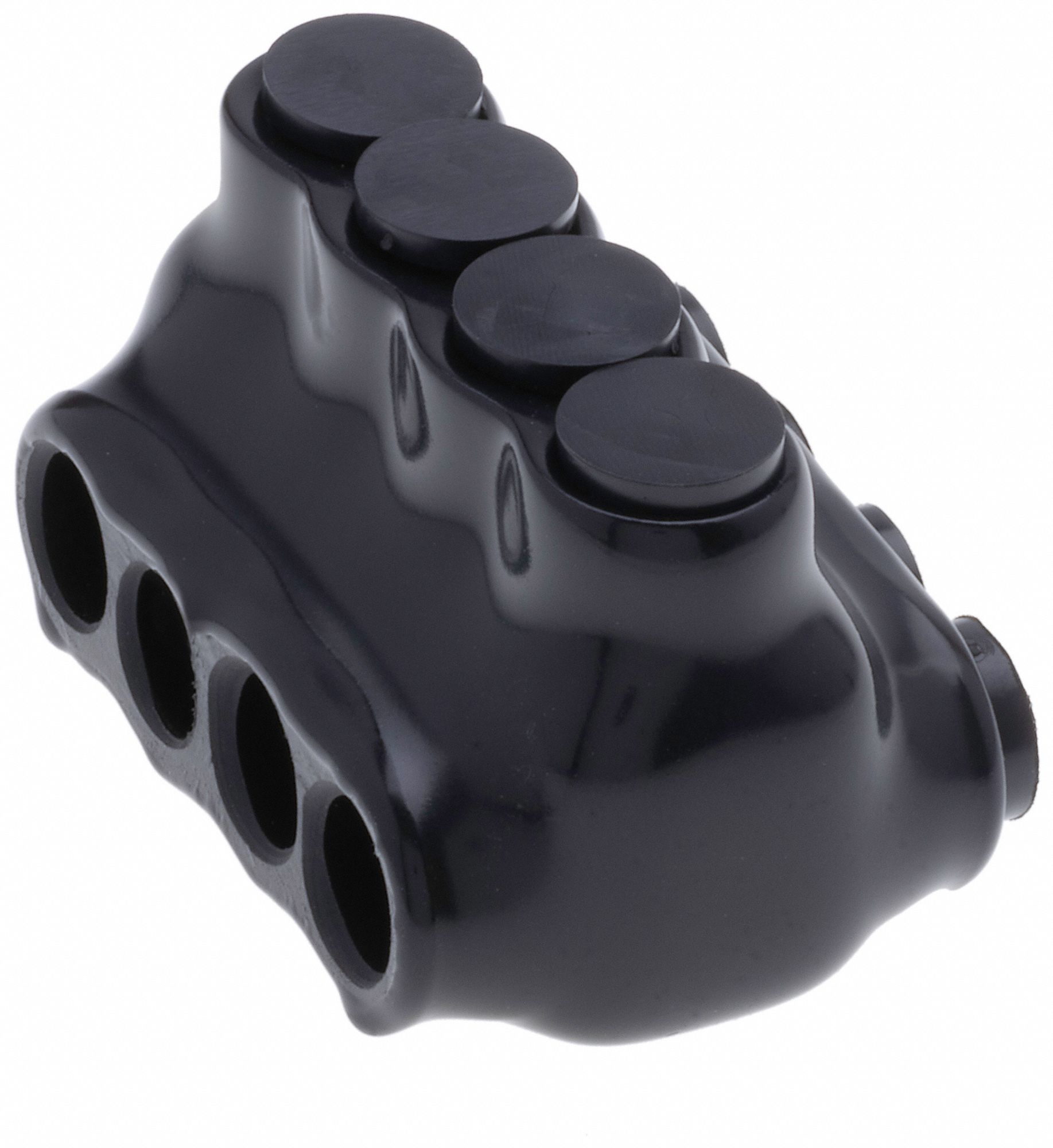 MultitapConnector, Alum, Blk, Hex, 4Port