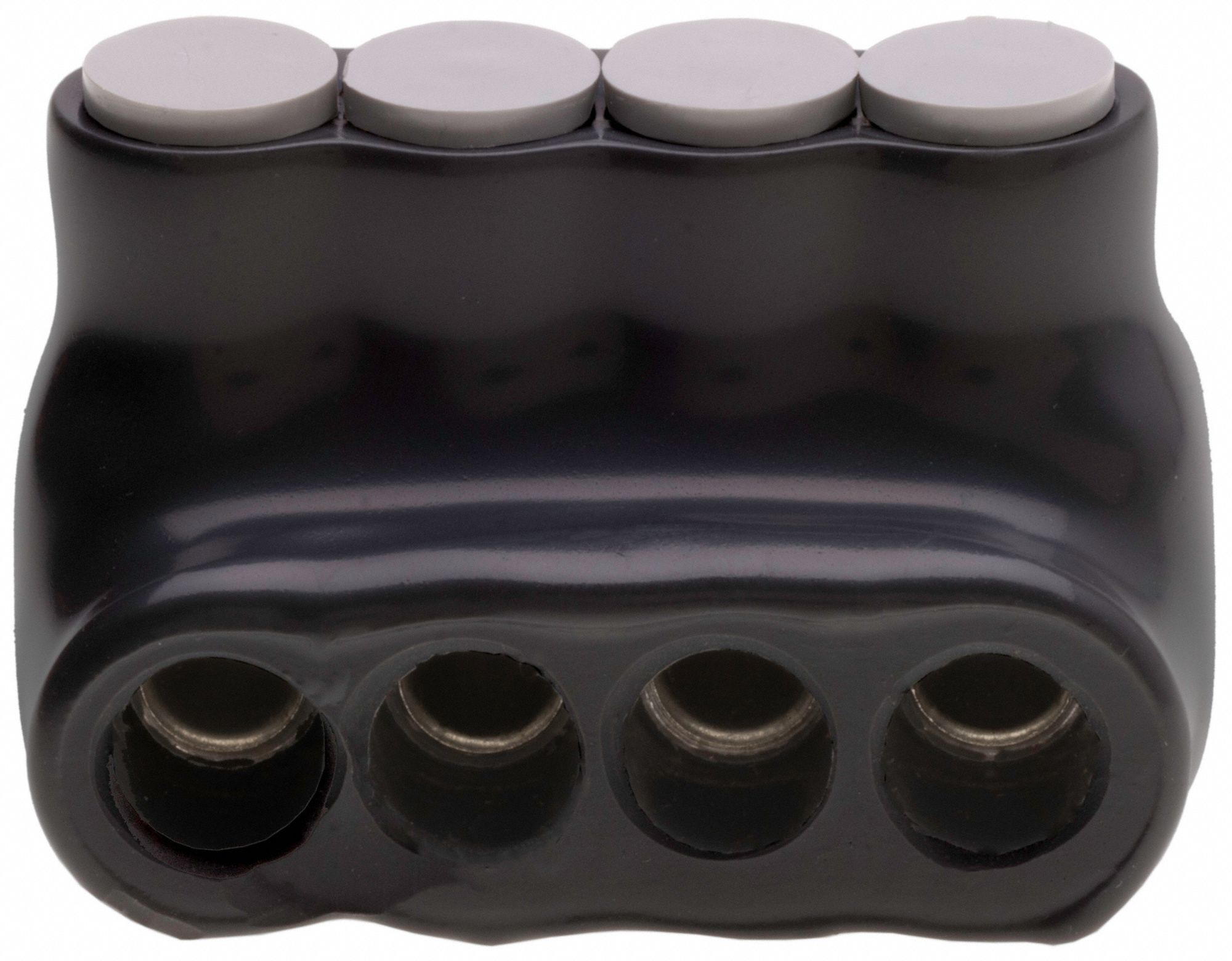 MultitapConnector, Alum, Blk, Hex, 4Port