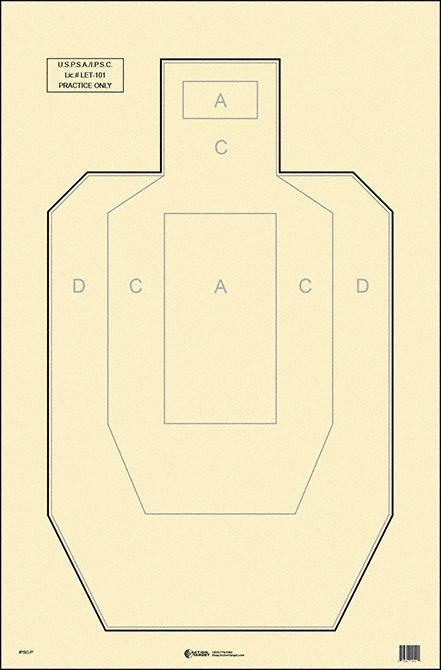 IPSC Paper Target PK100