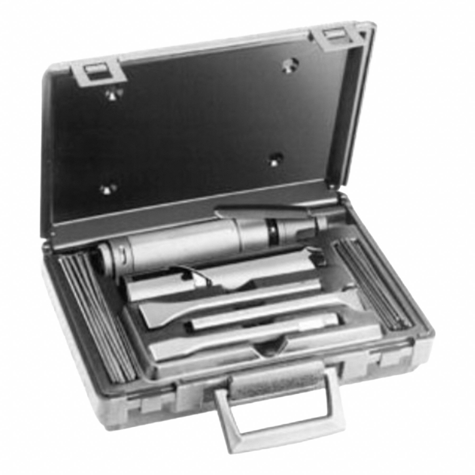 NEEDLE SCALER KIT, AIR INLET SIZE/TYPE NPT/1/4" NPT, FEMALE, 12 CFM, 107.5 DB, 3.7 LB, 8 15/32 IN L
