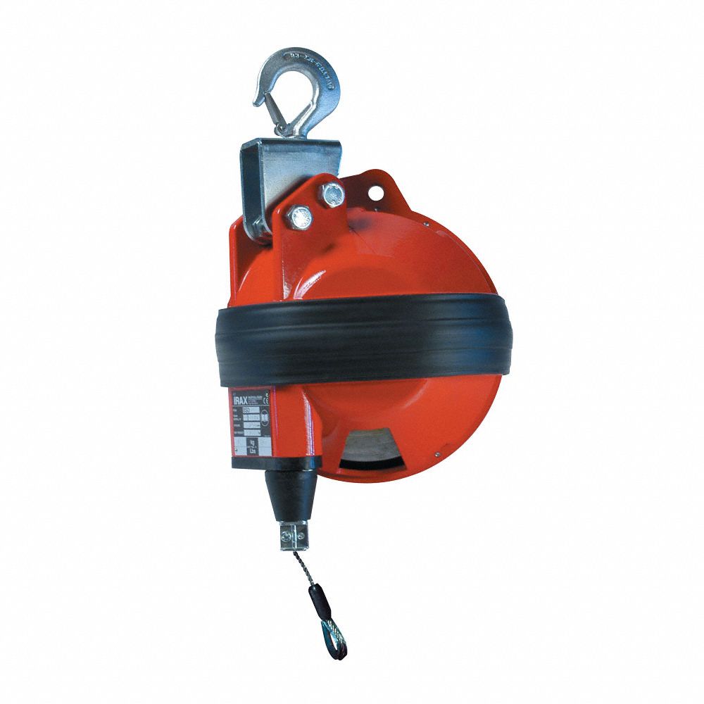 SPRING BALANCER,33 TO 44 LB,RED