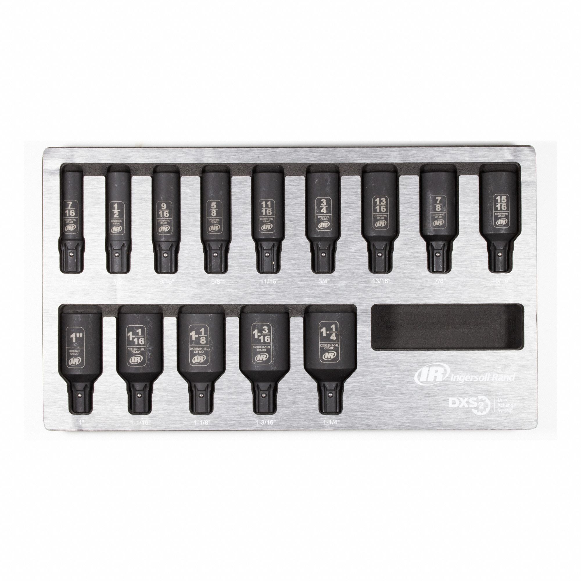 SOCKET SET,SAE,DEEP,14 PIECES