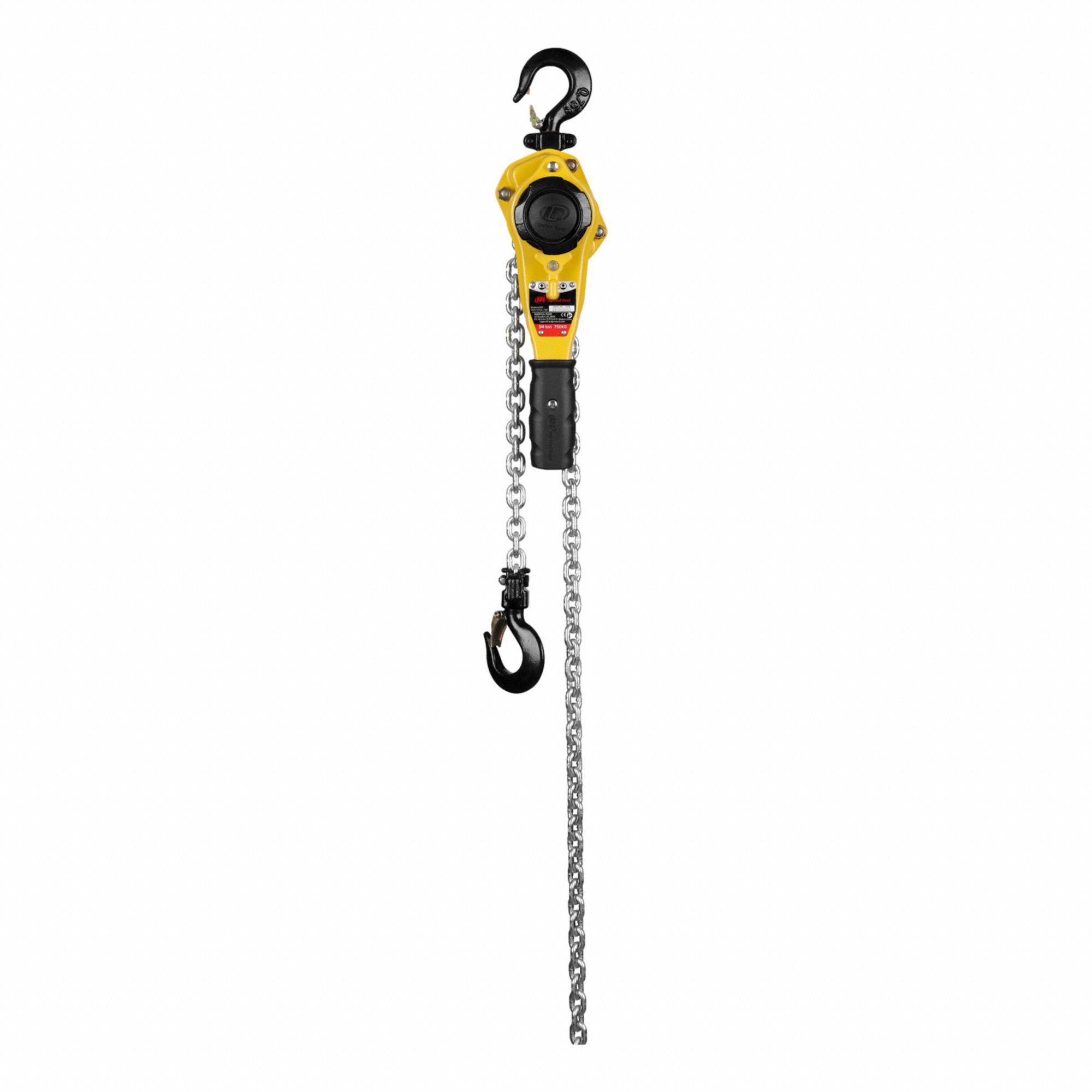 LEVER/MANUAL CHAIN HOIST, 20 FT L, HOOK MOUNT