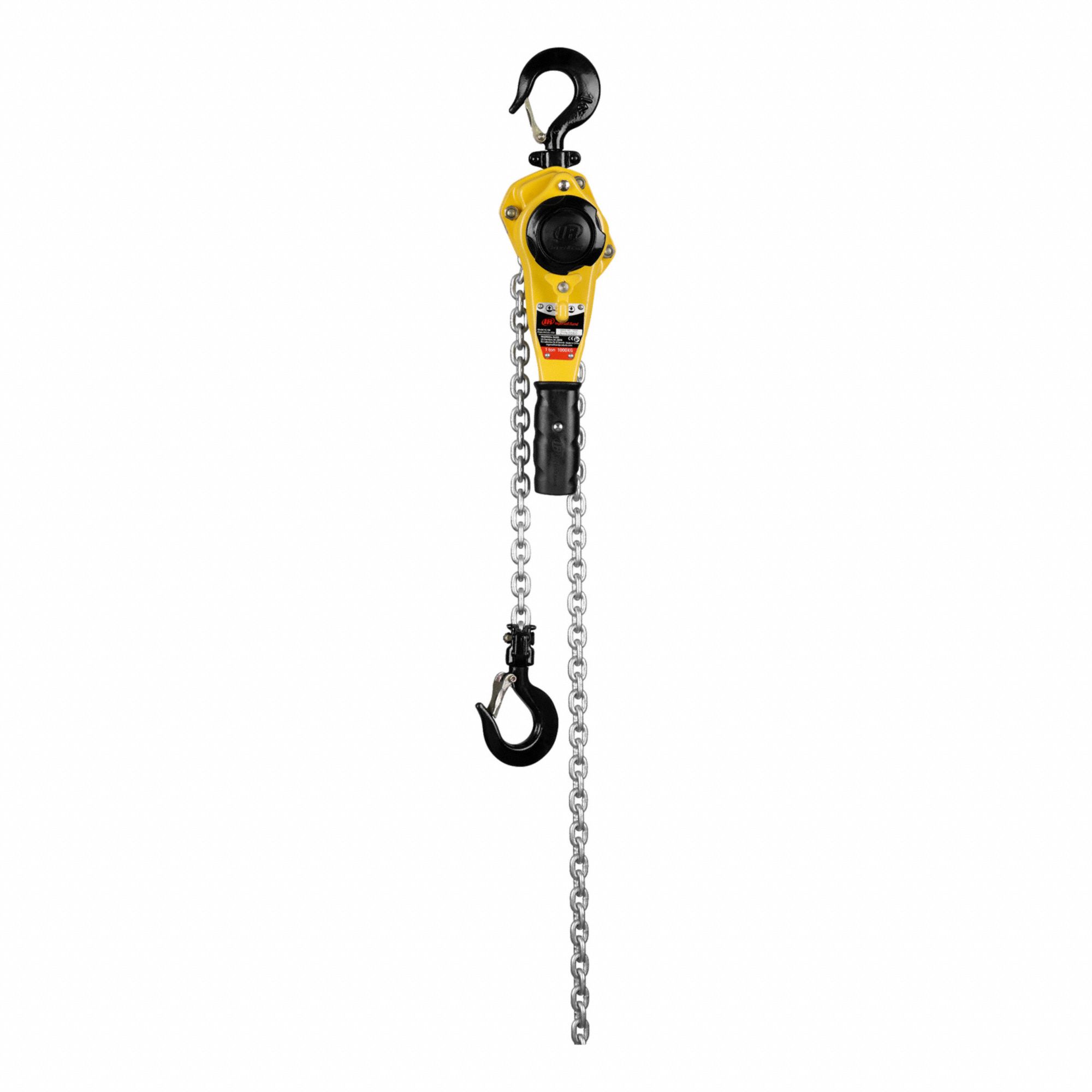 LEVER/MANUAL CHAIN HOIST, 10 FT L, HOOK MOUNT