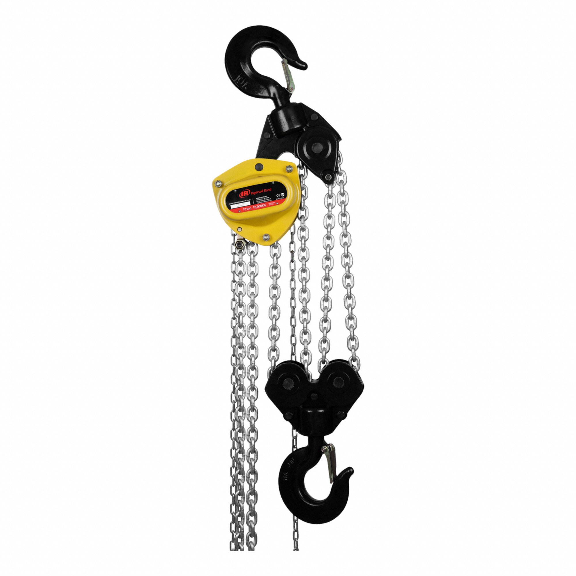 LEVER/MANUAL CHAIN HOIST, STEEL, CORROSION RESISTANT CHAIN, 10 TON MAXIMUM LIFTING CAPACITY, HOOK MOUNTED